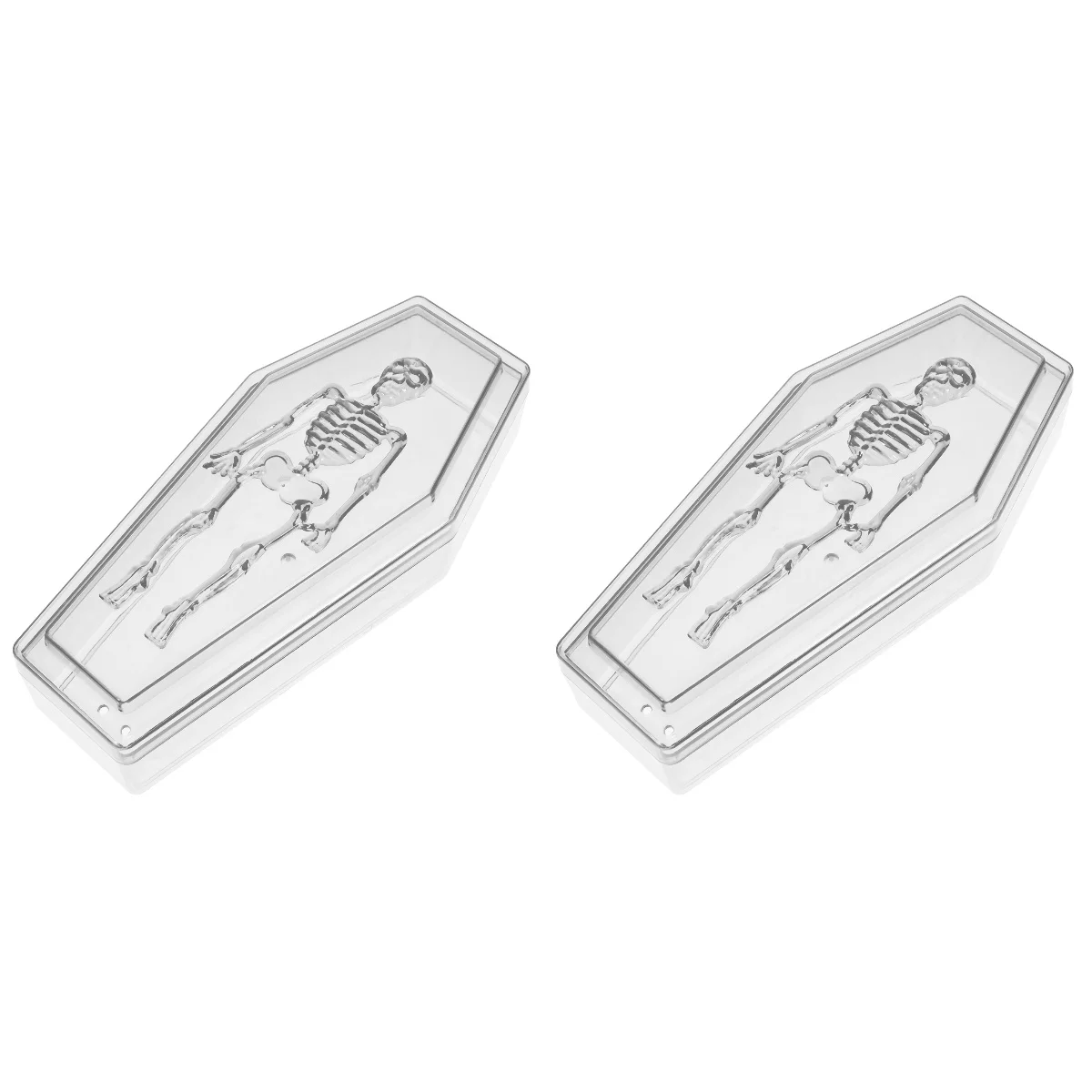 

Set 2 Snack Container Coffin Candy Box Holder Party Decorative Prop Holders Jewelry Halloween Ps Home Supplies Child