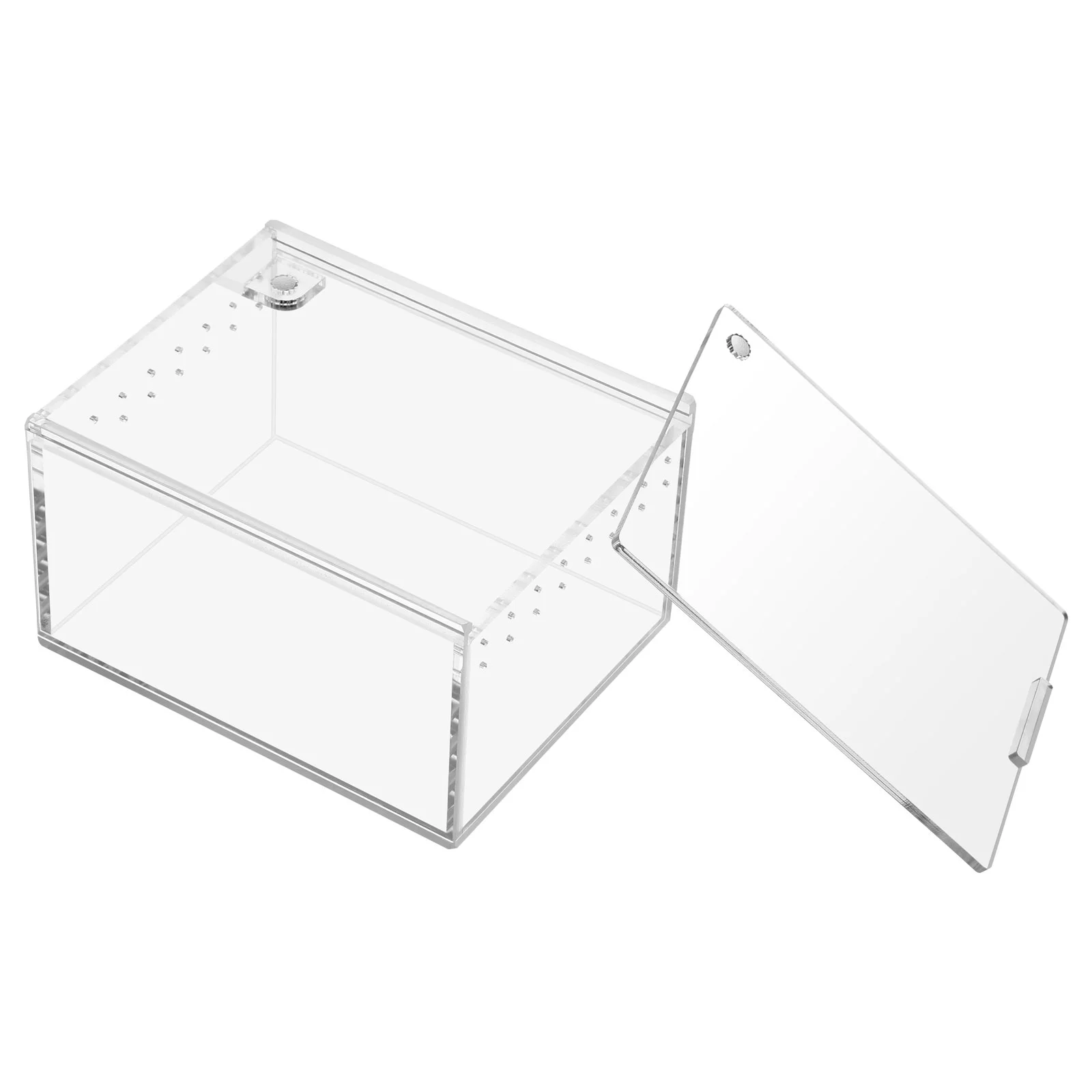 

1pc Reptile Breeding Box Reptile Terrarium Cricket Home Spider Terrarium Reptile Box Cricket Container