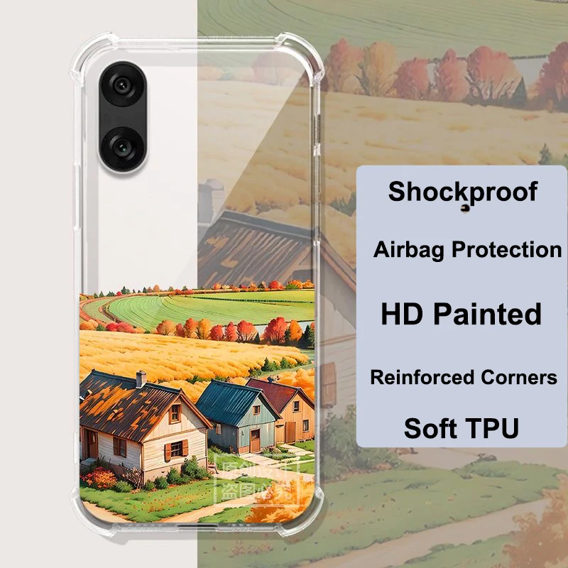 Для Sony Xperia 1 VI чехол силиконовый прозрачный для 10VI 1VI 5V телефона Pro-i ACEII с подушкой