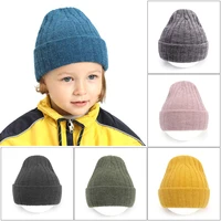 wool knitted baby hat winter autumn kids beanie baby boy cap warm children hats for girls accessories todder infant bonnet