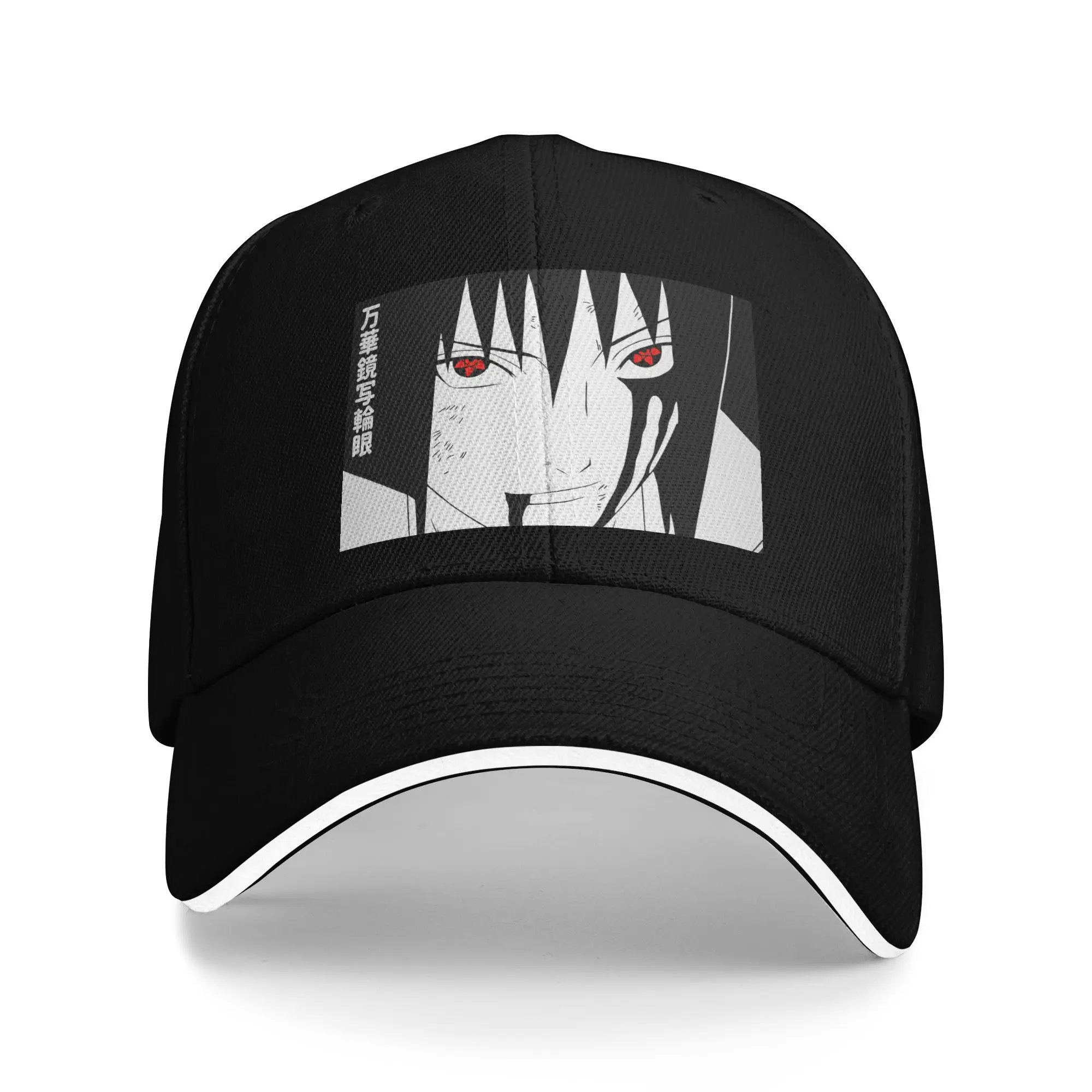 Фото Бейсболка Uchiha Sasuke: летняя солнцезащитная кепка для мужчин и женщин, аниме Наруто, манга, 2026, повседневная уличная кепка №1
