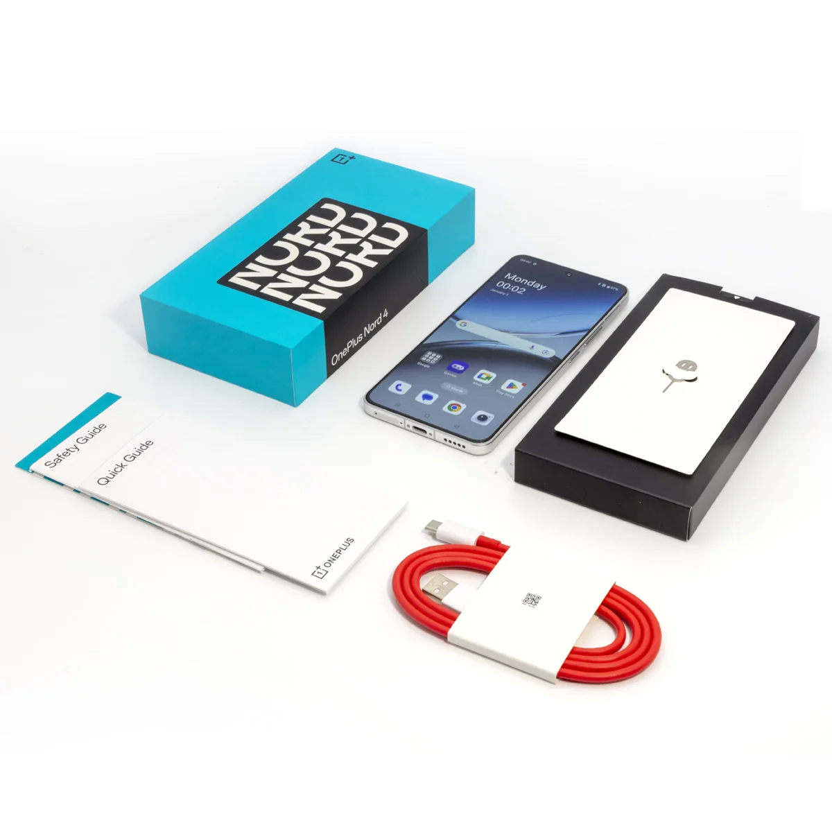 Смартфон 5G OnePlus Nord 4 100 Вт быстрая зарядка Snapdragon 7 Gen 3 6 74 дюйма 120 Гц OLED-дисплей