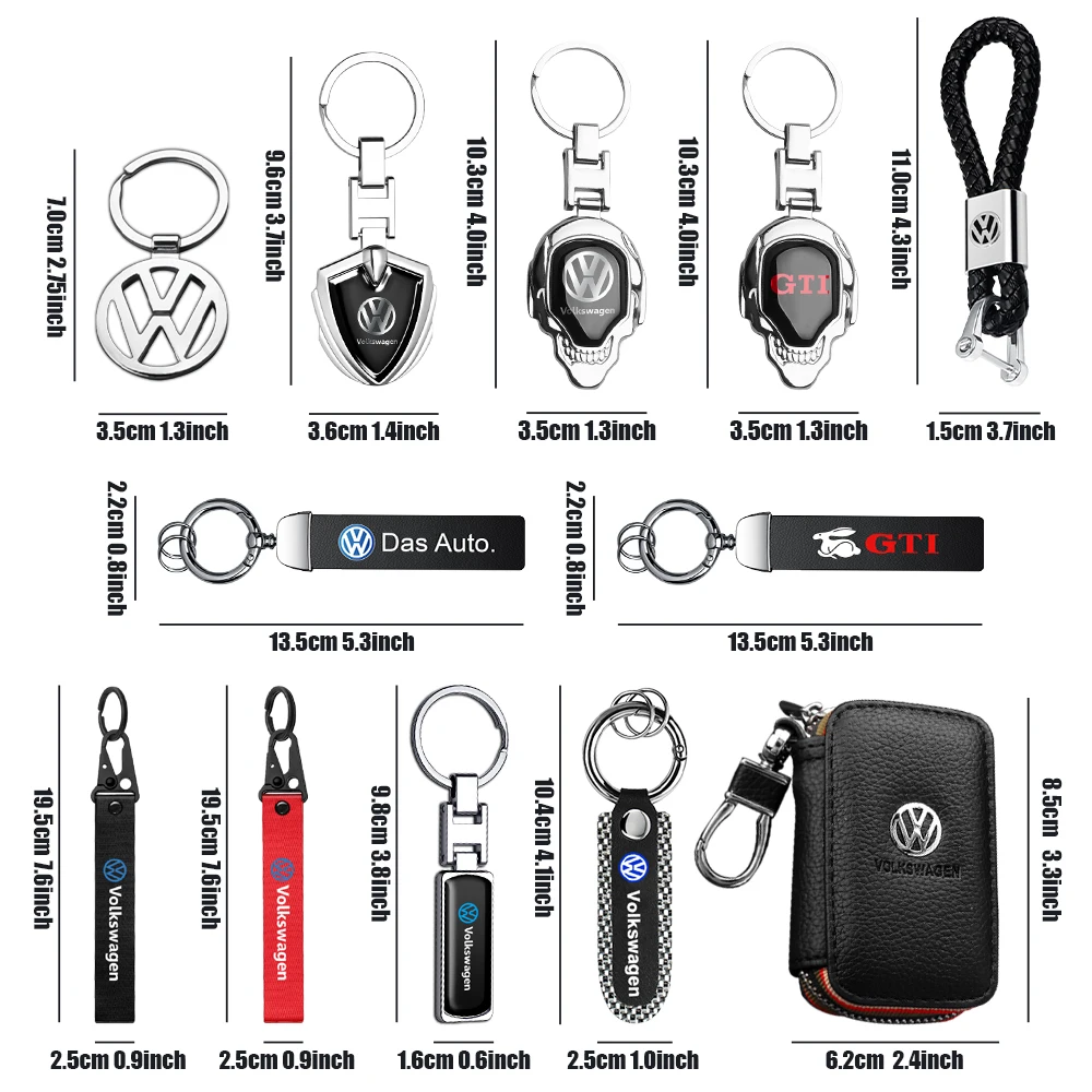 Автомобильный металлический кожаный брелок для ключей с логотипом автомобиля