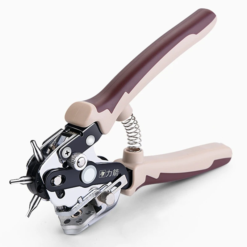 

High Quality Hole Puncher Leather Hole Punch Round Steel Leather Craft Hollow Hole Punch 2-4.5mm Universal Puncher Leather Tool