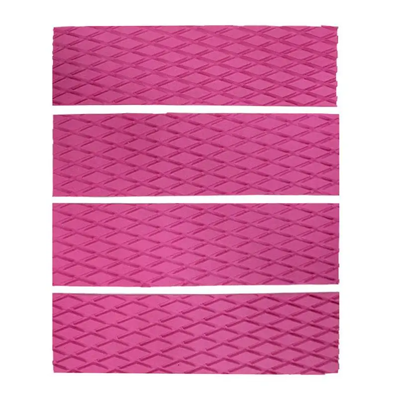 

4PCS Surfboard Antislip Mat Surfboard Traction Pad Kayaks Antislip Traction Pad For Surfboard Boat Accessories 31 X 8 Cm