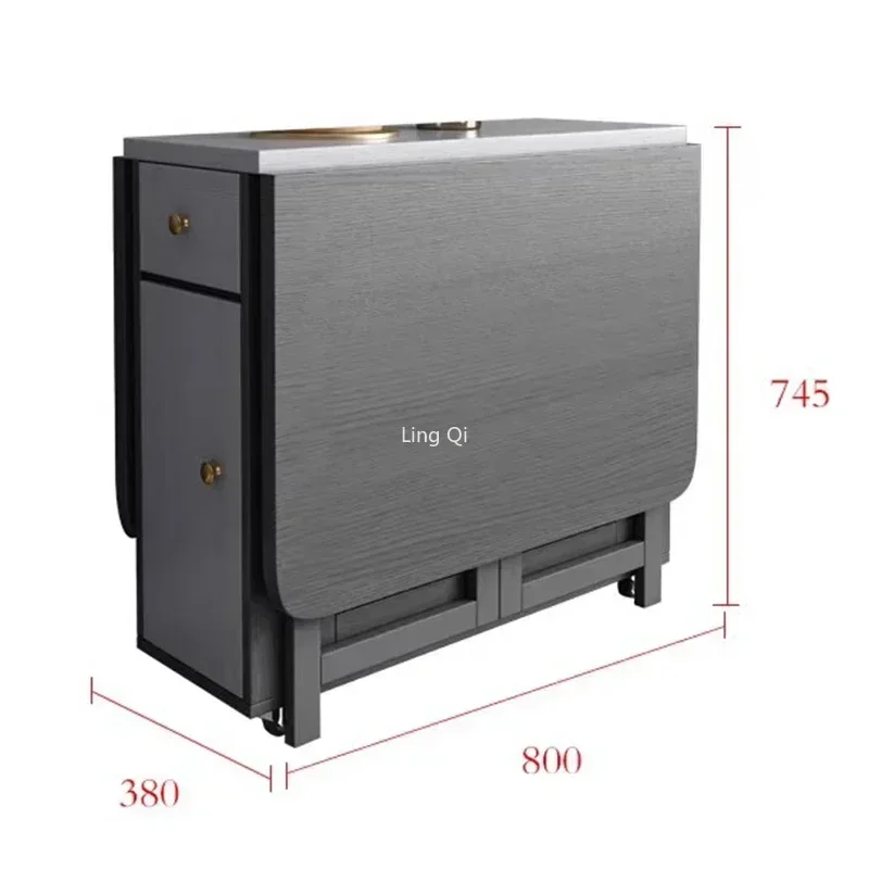 Складной обеденный стол внешний выдвижной центральный набор 6 стульев вестибюль