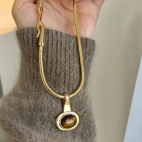 MOONBIFFY Цепочка из нержавеющей стали с подвеской