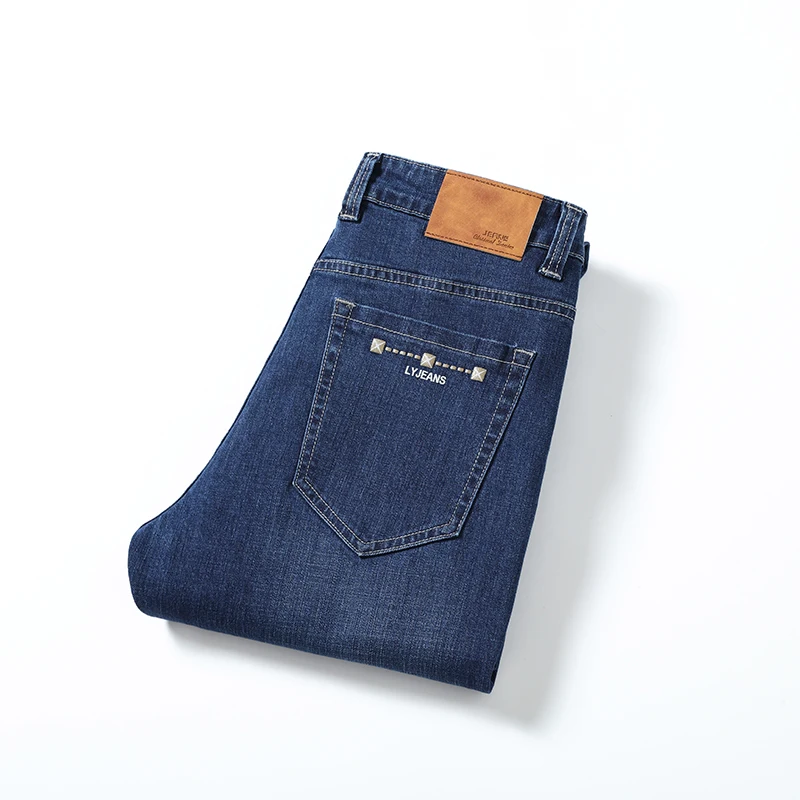 2024 винтажная одежда мужские мешковатые брюки Vetement Homme Роскошные джинсы черного