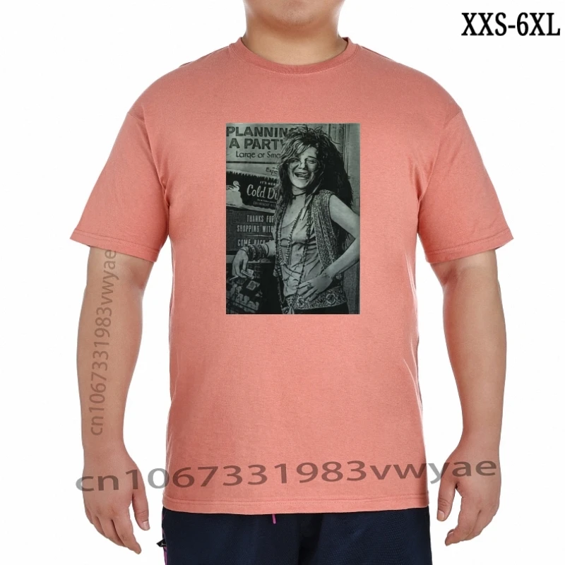 

Рубашка JANIS joplan, Мужская футболка для вечерние, винтажная музыкальная футболка, тройник