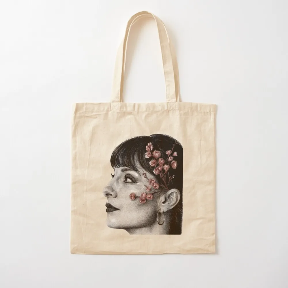 Рисунок Najwa Nimri Florecer 2/3 Tote Bag Холщовая сумка для хранения Портативная покупок