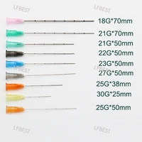 hyaluronic acid filled water light needle with scale compwall disposable medical dental rinse needle blunt needle