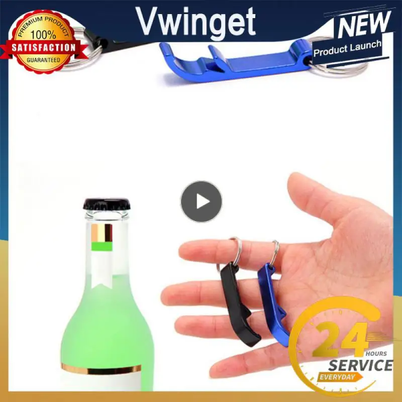 Брелок для ключей мини Карманный металлический Открыватель бутылок с напитками