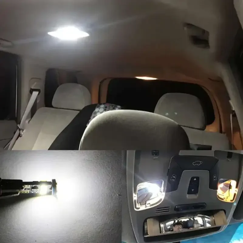 Фото Скидка! 50 шт. T10 15SMD 4014 LED-чипы W5W 194 для автомобиля: боковые, габаритные, для чтения, задние фонари, лампы-клинья, белые, 12В постоянного тока №5