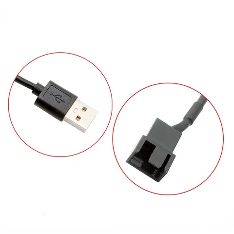 Кабель-адаптер USB на 4-контактный вентилятор