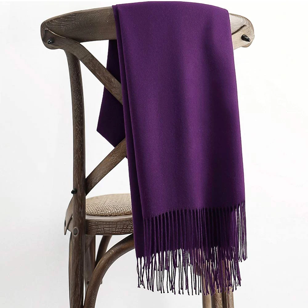 

New Winter Cashmere Women Scarf Female Luxury Brand Scarves Lady Tassel Bandana Women Solid Shawl Wraps Foulard Tippet Pashmina