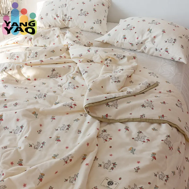 

Двойное летнее охлаждающее одеяло из соевой пряжи, офисное мягкое одеяло с откидывающейся спинкой