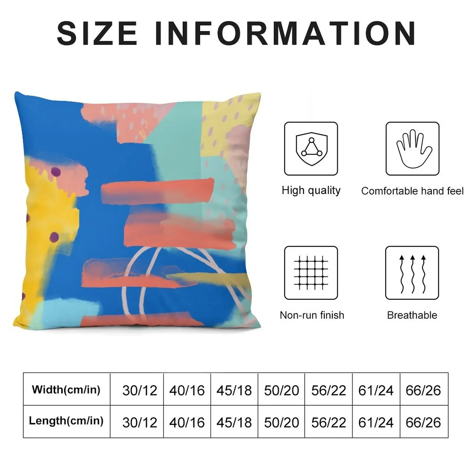 Summer Scandi Throw Pillow Sofa Cushions sleeping pillows pillow