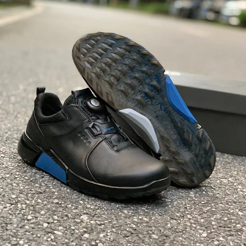 Men's Golf Shoes Knob Waterproof Non-Slip Stable Brand Shoes Leather Luxury Comfortable Outdoor Sports Casual Sneakers