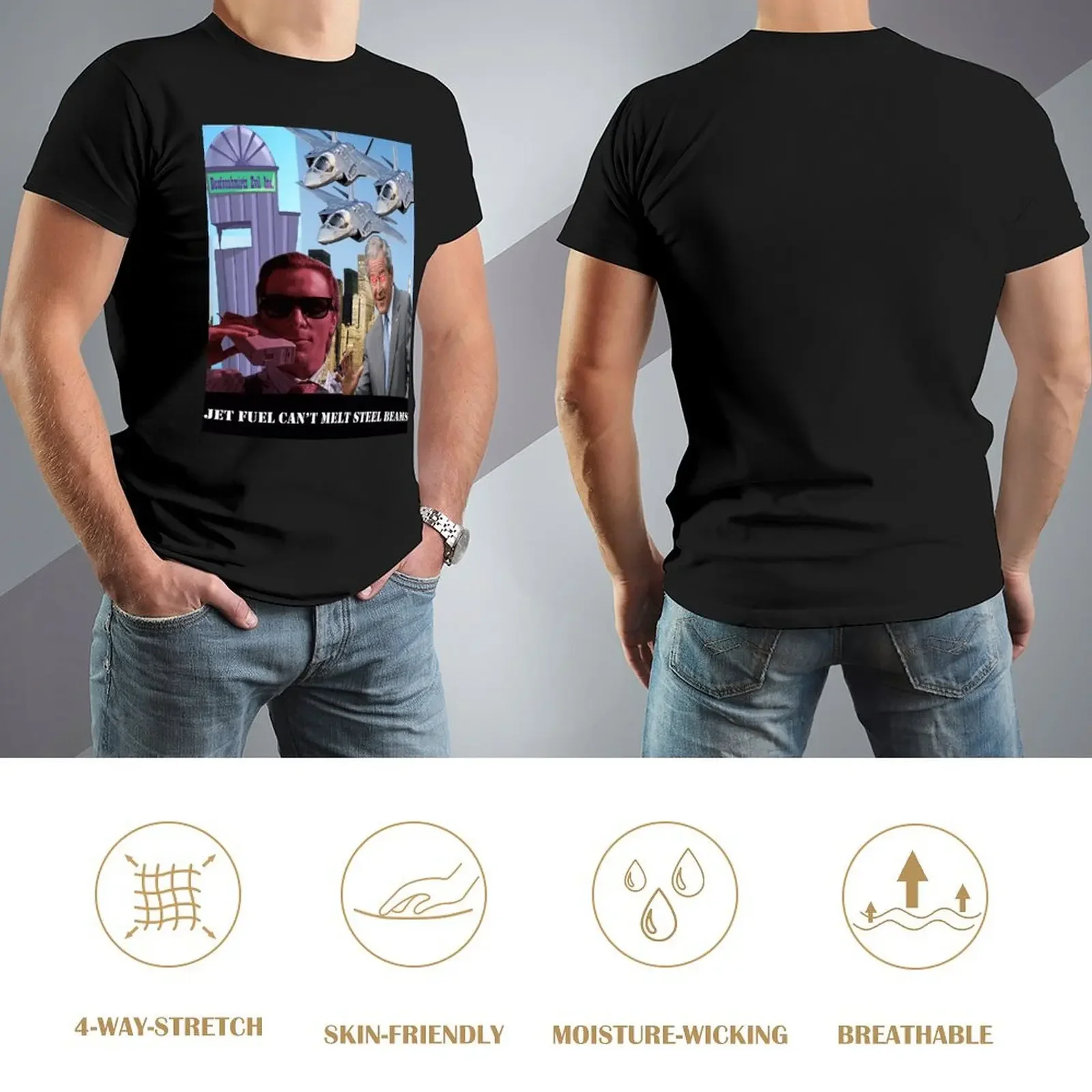 Футболка Jet Fuel Can't Melt Steel Beams футболки с рисунком рэпера мужские рубашки графикой