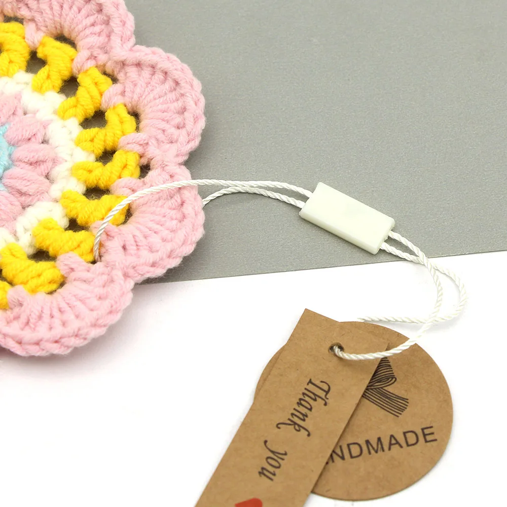 100 шт. квадратные этикетки для одежды из полиэстера |