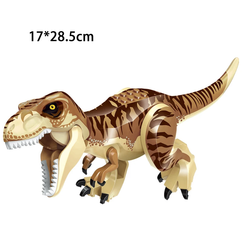 Kids Big Size World Dinosaurs Figures Bricks Assemble Building Blocks Toys Tyrannosaurus Rex For Children Birthday Gifts |