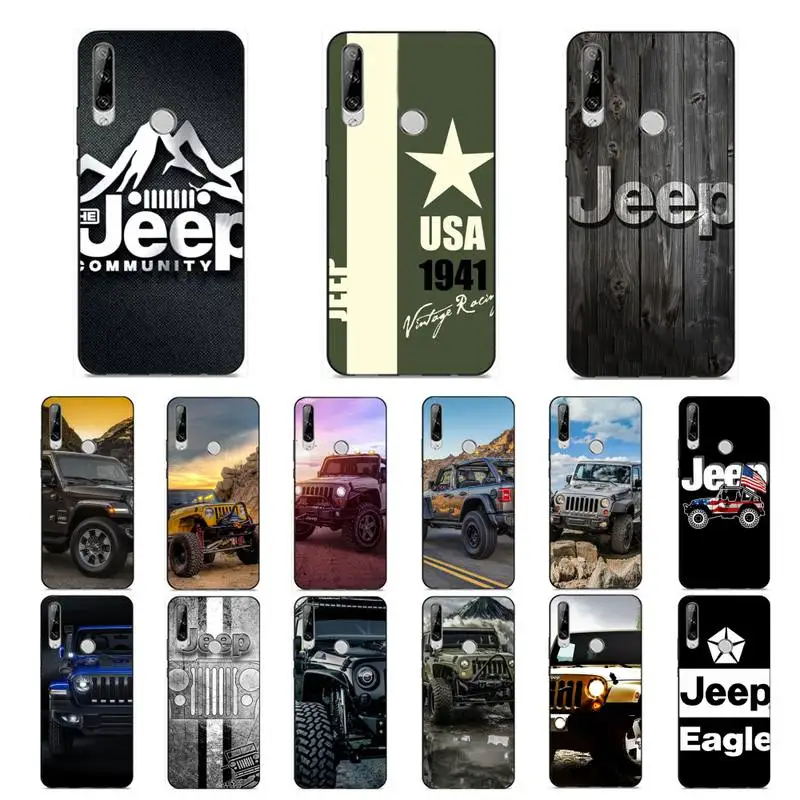 

Jeep car Phone Case for Huawei Y 6 9 7 5 8s prime 2019 2018 enjoy 7 plus