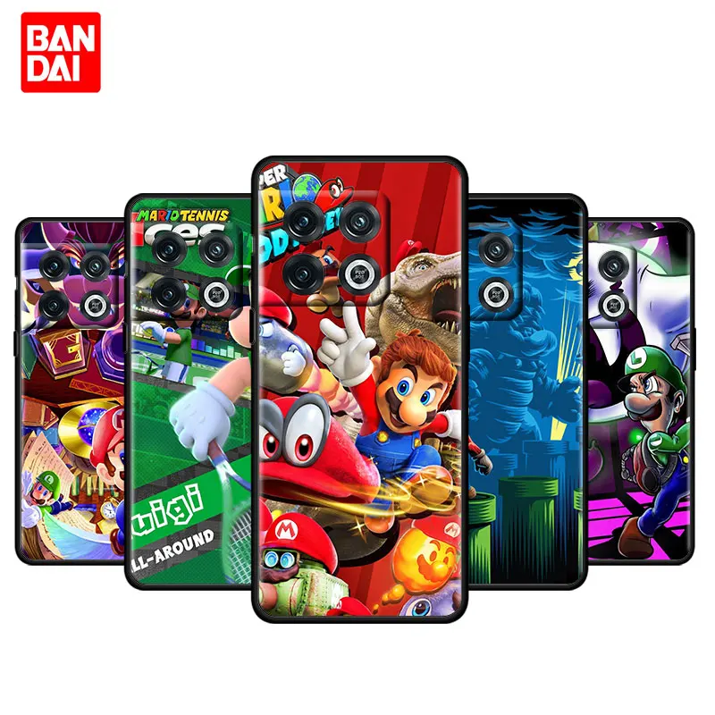 

Cover Case for OnePlus 9 9R 9RT 8 8T 10 Nord CE N200 2 N100 N10 Pro RT 5G Soft Cell Casing Phone Korea Shell Super Mario People