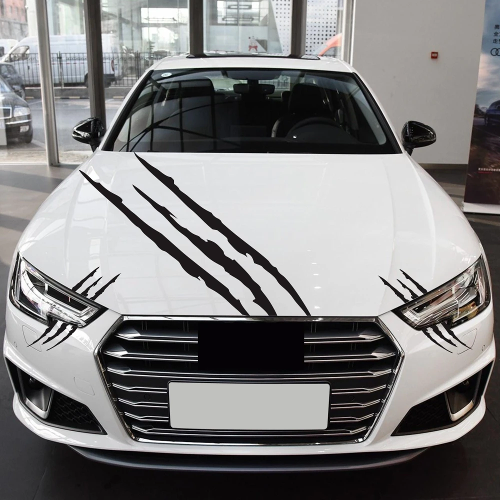 

Waterproof Ghost Trend Paw Scratch Car Sticker Long Stripe StickersAuto PVC Decal Grim Paw Scratch Car Decal