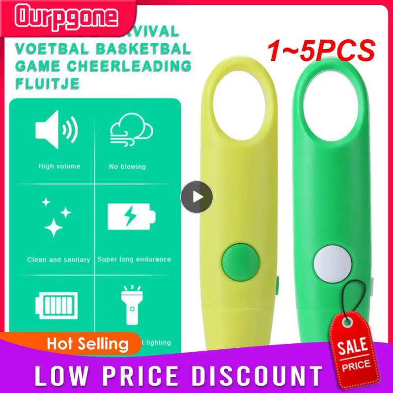 

Электронный свисток, практичный портативный тренировочный свисток для рефери, для путешествий, 1-5 шт.