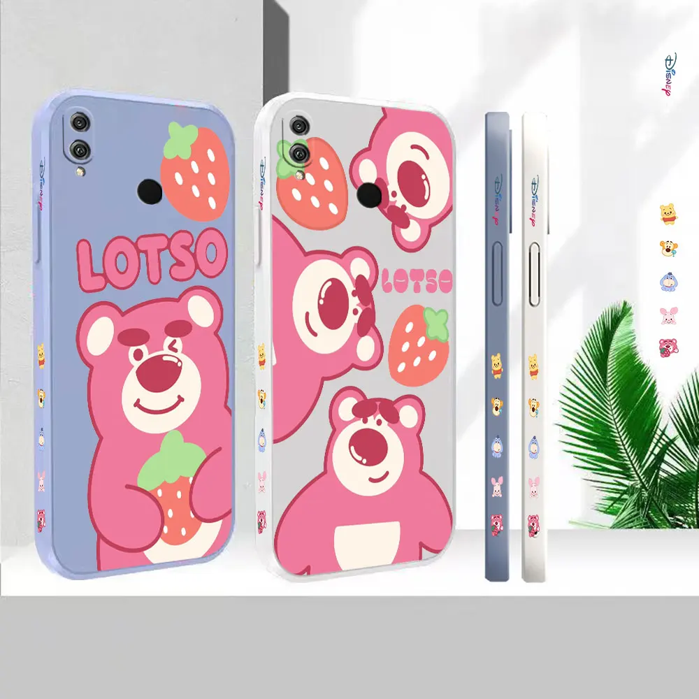 

Liquid Silicone Case For Honor 80 70 60 50 SE GT 30 30S 20 20S 10 9 8X Pro Plus Max Lite 4G 5G Lotso Toy Story Cover Funda Cqoue