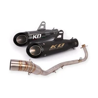 for kawasaki z125 until 2018 z125 pro until 2022 motorcycle exhaust system muffler front link pipe slip on without db killer