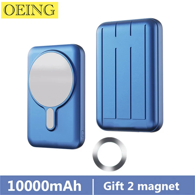

10000mAh NEW Magnetic Wireless Power Bank For iphone 12 13 14 14Pro Max 14Plus 15W Fast Charger External Auxiliary Spare Battery