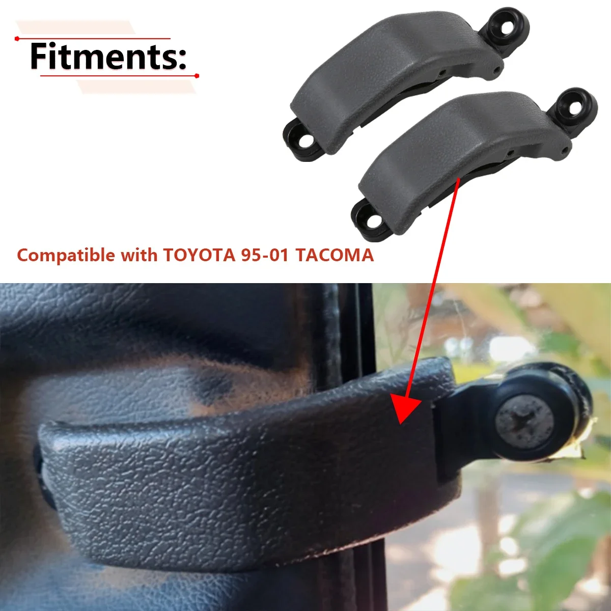 2 шт. защелка замка заднего четверти окна автомобиля для Toyota Tacoma 1995 1996 1997 1998 1999 2000