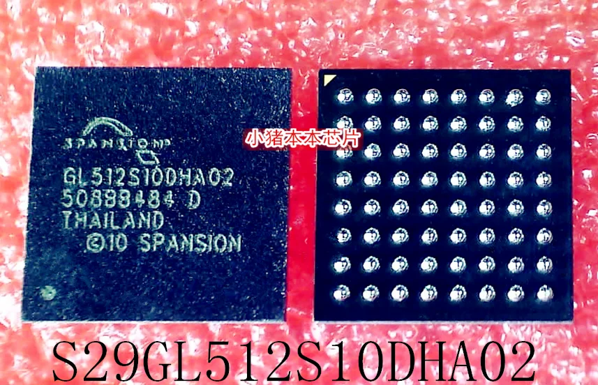 

Упаковка mailS29GL512S10DHA02 GL512S10DHA02 BGA 10 шт.