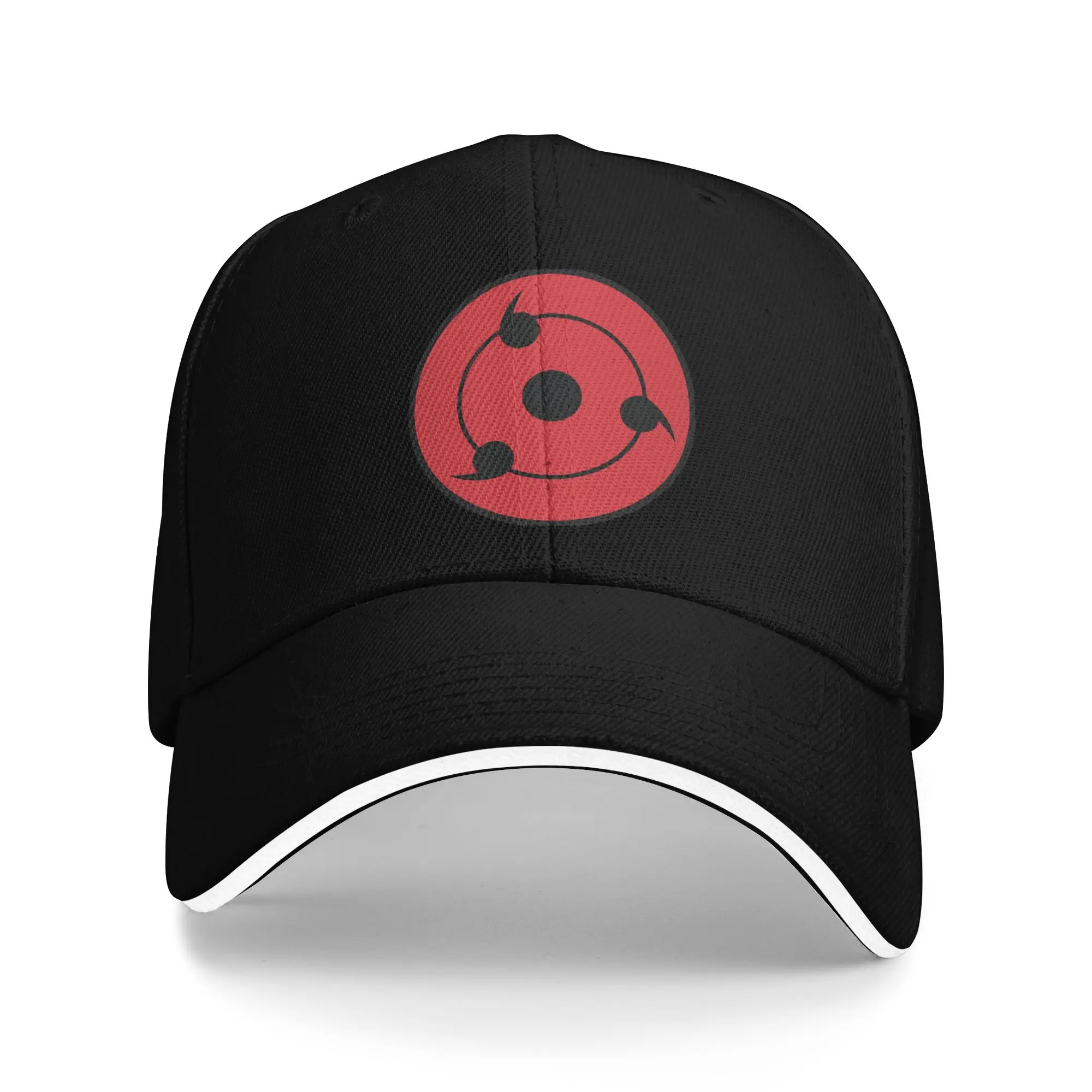 Фото Бейсболка унисекс Uchiha Clan Sasuke Obito, новая уличная кепка, летняя регулируемая кепка от солнца Naruto Itachi Sasuke №1