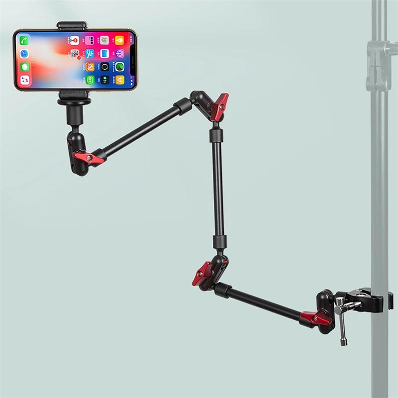 

Adjustable Broadcasting Bracket Boom Arm Suspension Boom Magic Friction Arm Bracket For Smartphone Camcorder Action Camera