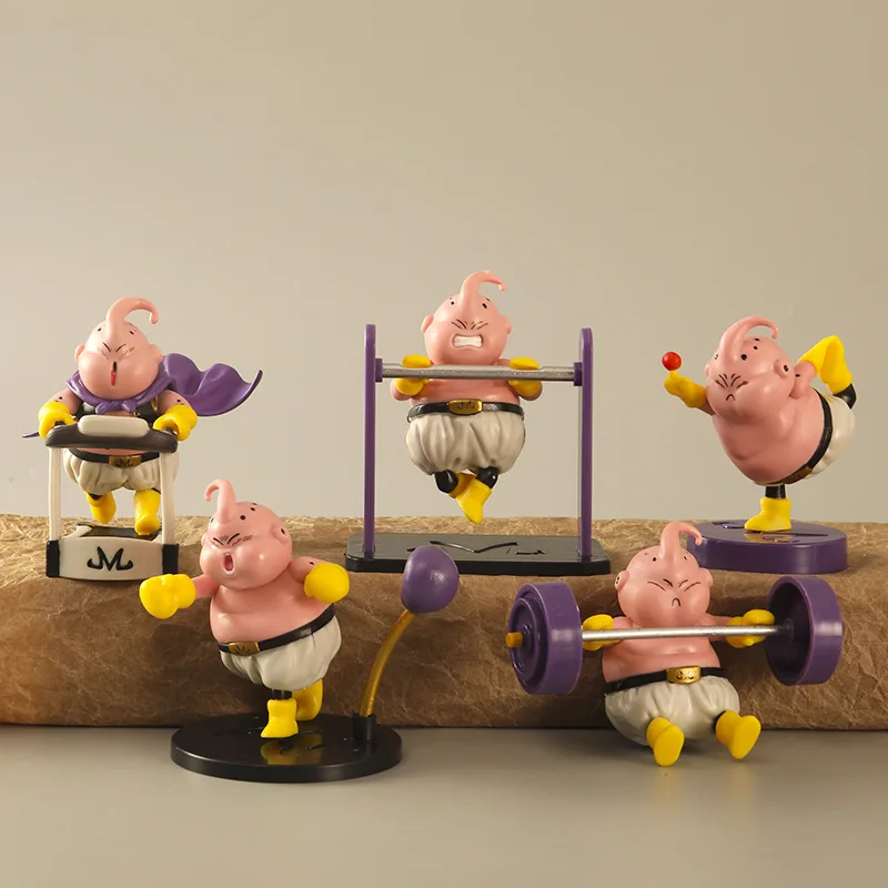 

Dragon Ball Majin Buu Action Figure Anime Periphery Pvc Doll Toys Cartoon Muscle Model Ornaments Cute Children Birthday Gift Hot