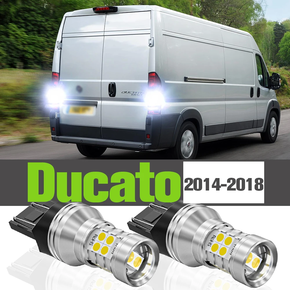 

2x LED Daytime Running Light DRL Accessories Lamp For Fiat Ducato 2014 2015 2016 2017 2018