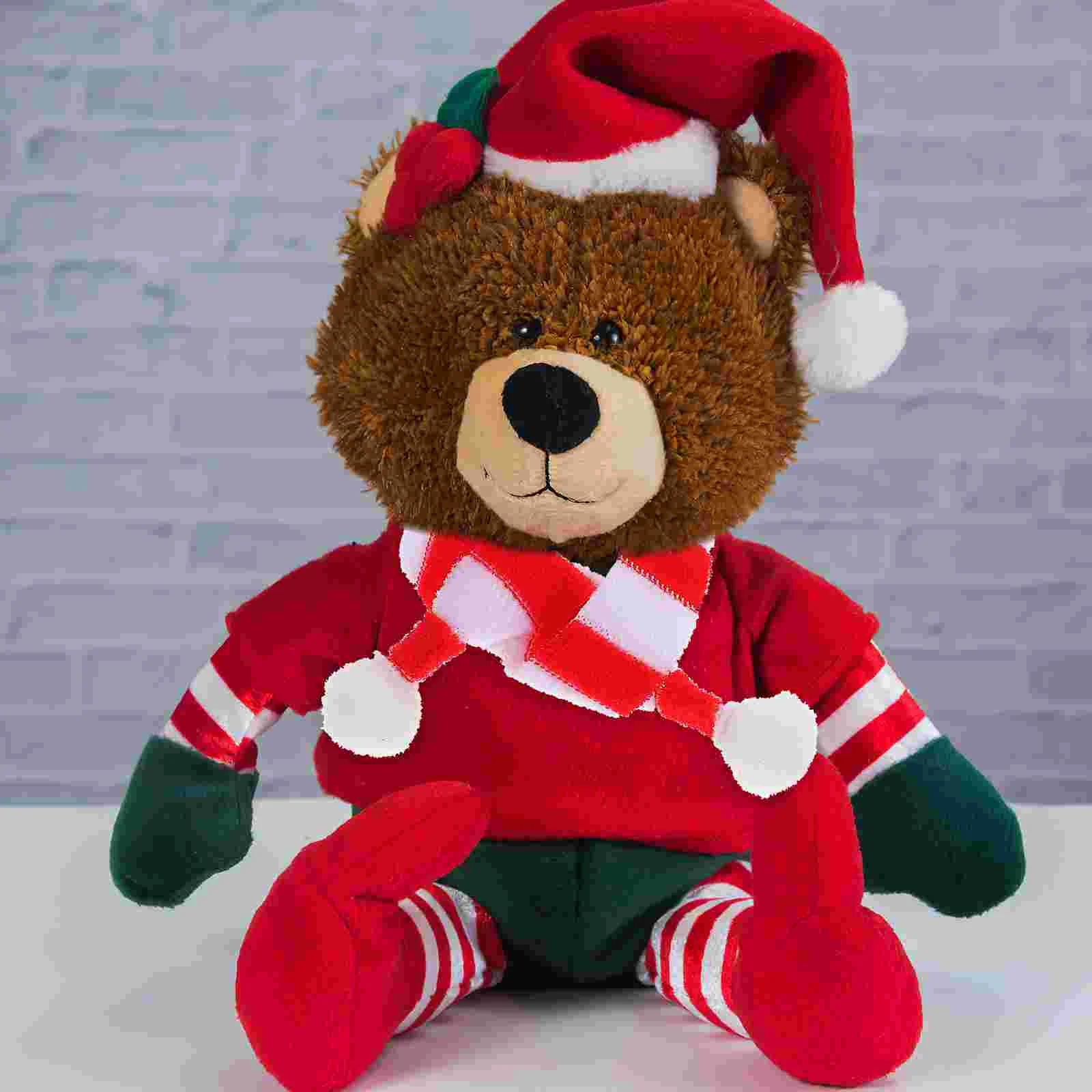 20 шт. мини-рождественский шарф мягкие шарфы гантели детский комплект нежная