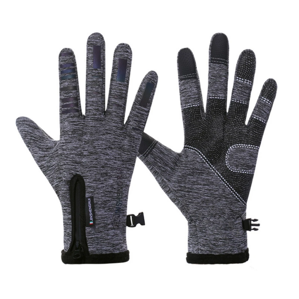 

Laser Flash Plus Fleece Warm Gloves Full Finger Outdoor Mountaineering Gloves Men's Autumn/Winter Cycling Gloves