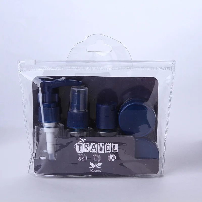 5pc/Set Travel Mini Makeup Cosmetic Face Cream Pot Bottles Plastic Transparent Empty Make Up Container Bottle Travel Accessorie images - 6