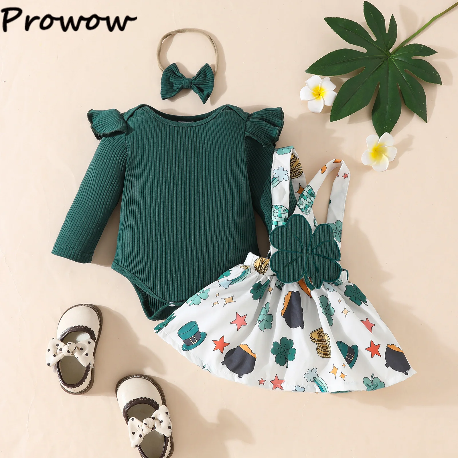 Prowow My First костюм на день Святого Патрика комплект одежды для маленьких девочек