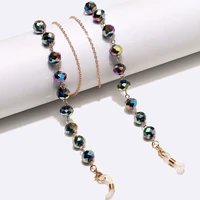 round crystal glasses chain 2022 fashion glasses rope lanyard accessories wholesale