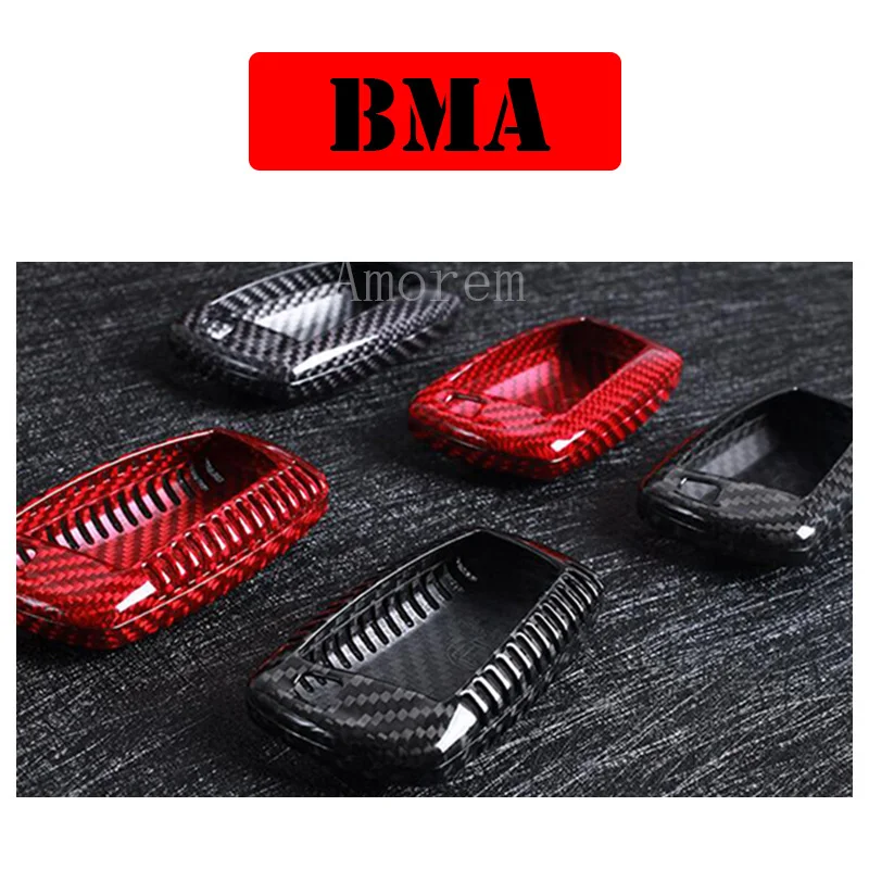 

Carbon Fiber Key Fob Case Shell Cover Car Accessories