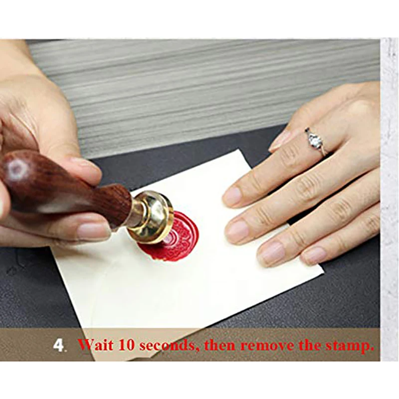 Набор сургучных подогревателей набор печатей деревянная ручка плавильная ложка