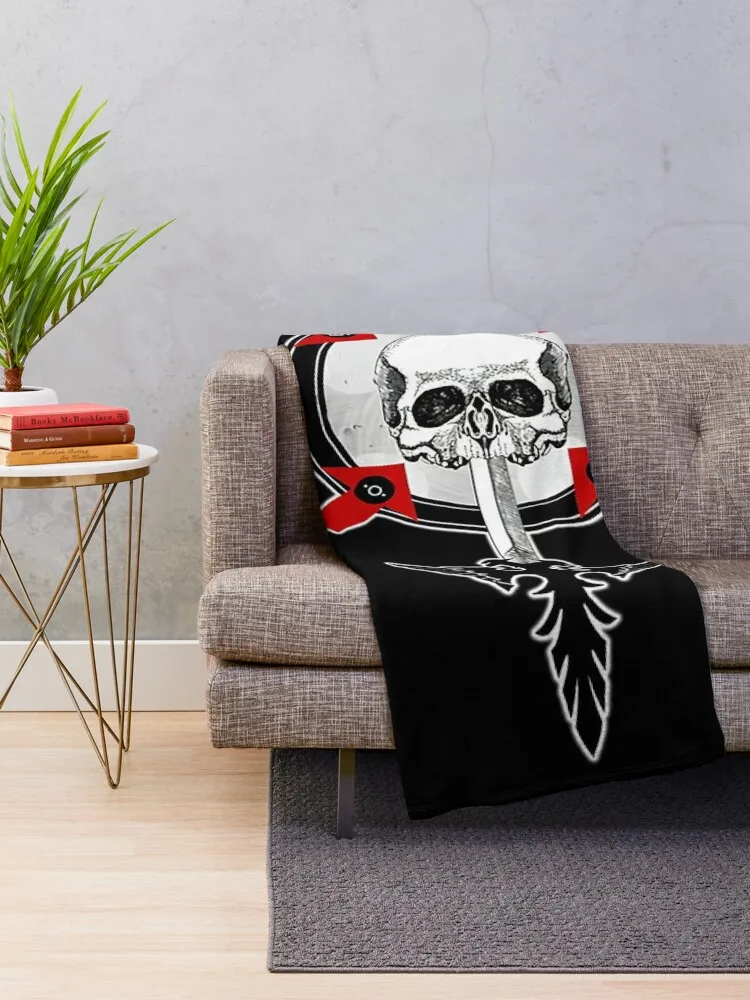 Токат pedang tengkorak арт пледы свободное тяжелое для декоративных одеял диванов