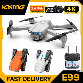 2023 NEW E99 Pro Professional Camera 4K FPV RC Mini Drone With WiFi Aerial Photography Helicopter Foldable Quadcopter Dron Toys 1