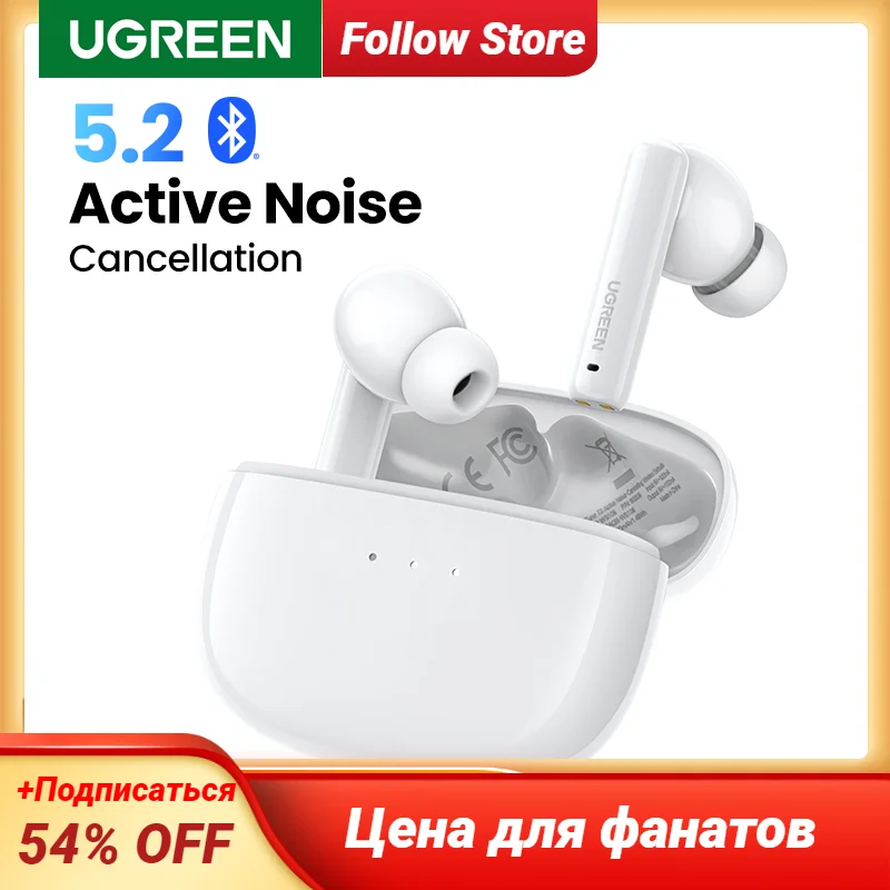 Online 【أحدث 】 سماعات أذن لاسلكية بلوتوث 5.2 من ugreen HiTune T3 ANC ، سماعات أذن بميكروفون داخلية خالية من الضوضاء ، سماعات أذن