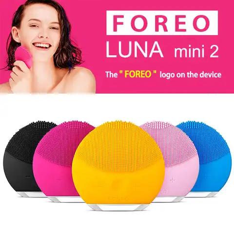 Foreo mini2 Mini 2 Электрический массажер для лица, силиконовый массажер для лица, Foreo mini2 real LOGO , USB зарядка, водонепроницаемый, уровень 8