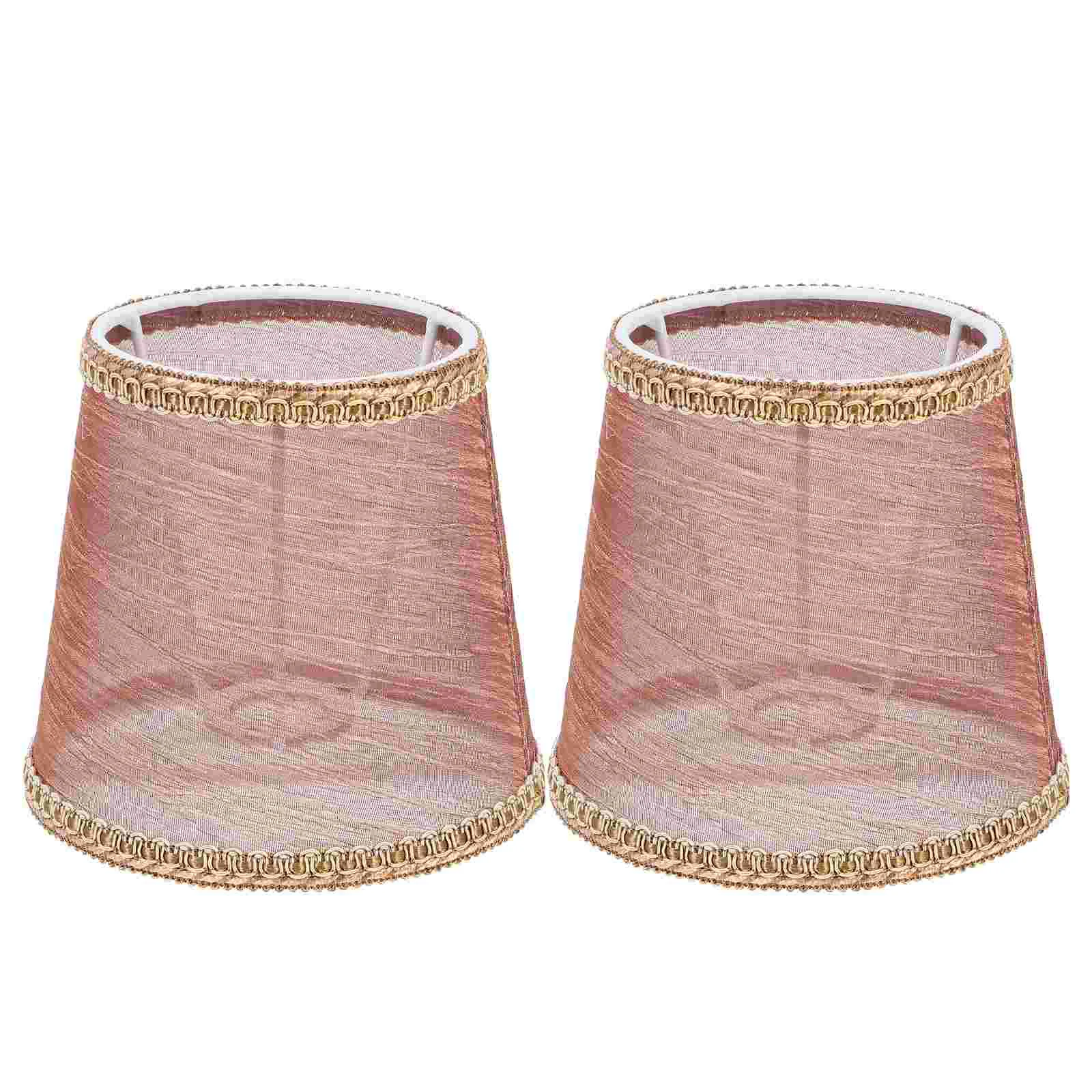 

Shade Lamp Chandelier Lampshade Shades Light Cloth Floor Cover Hanging Sconce Bell Gauze Drum Samll Wall Ceiling Table Mesh Clip